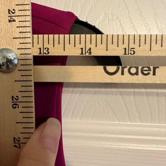 Shelby & Palmer Hot Pink Sleeveless Peplum Sheath Career Cocktail Dress Size 10 - Picture 6 of 10